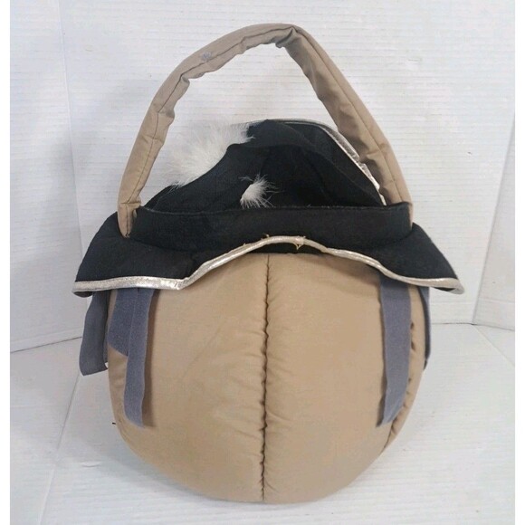 Lillian Vernon Trick or Treat Zombie Pirate Head Bag Polyester Cotton 15x10x9 - Picture 3 of 7